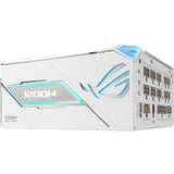 ASUS ROG Thor 1200W Platinum III White Edition (ROG Equalizer), Fuente de alimentación de PC negro, 1200 W, 100 - 240 V, Activo, 125 W, 1200 W, 125 W