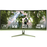 Arozzi Nova 34T2K165, Monitor de gaming verde