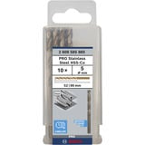 Bosch PRO Broca helicoidal HSS-Co para acero inoxidable, Ø 5mm, Taladro 