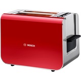 Bosch TAT8614P, Tostadora rojo/Plateado