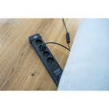 Brennenstuhl Regleta Premium-Line de 4 tomas negro