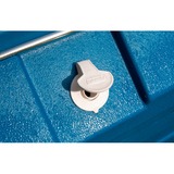 Coleman Nevera de malla Poly-lite con ruedas 50QT azul/blanco