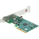 DeLOCK Tarjeta PCI-E x4 > 1x USB interno 20 Gbps Tipo E Key-A Perfil Bajo, Tarjeta de interfaz 