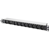 Digitus DN-95427, Regleta negro/Aluminio