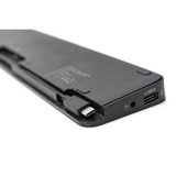 Digitus Estación de acoplamiento universal para portátil de 14", USB Type-C™ negro, USB Type-C™, Alámbrico, USB 3.2 Gen 1 (3.1 Gen 1) Type-C, 100 W, 1000 Mbit/s, Negro, MMC, MicroSD (TransFlash), SDHC