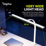 Digitus Lámpara de escritorio LED, Luz de LED blanco