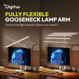 Digitus Lámpara de escritorio LED, Luz de LED blanco