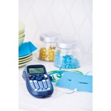 Dymo LetraTag LT-100H + Tape impresora de etiquetas 160 x 160 DPI ABC, Rotulador azul/Negro, ABC, 160 x 160 DPI, 6,8 mm/s, AA, Negro, Azul