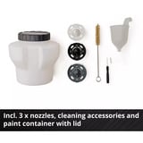 EINHELL Sistema de pulverización de pintura a batería Power X-Change TE-SY 18/90 Li-Solo, 18 Voltios, Arma de aerosol rojo/Negro