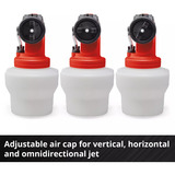 EINHELL Sistema de pulverización de pintura a batería Power X-Change TE-SY 18/90 Li-Solo, 18 Voltios, Arma de aerosol rojo/Negro