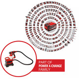 EINHELL Sistema de pulverización de pintura a batería Power X-Change TE-SY 18/90 Li-Solo, 18 Voltios, Arma de aerosol rojo/Negro