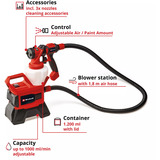 EINHELL TE-SY 18/90 Li-Solo, Arma de aerosol rojo/Negro
