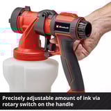 EINHELL TE-SY 18/90 Li-Solo, Arma de aerosol rojo/Negro