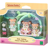 EPOCH Sylvanian Families - Set de juego Bebés ciervo con columpio de flores, Juegos de construcción 