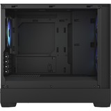 Fractal Design Pop Mini Air Mini Tower Negro, Cajas de torre negro, Mini Tower, PC, Negro, micro ATX, Mini-ITX, Acero, Vidrio templado, Multi