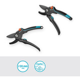 GARDENA 12250-20, Tijeras de podar gris/Turquesa