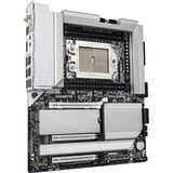 GIGABYTE TRX50 AERO D Placa base - Compatible con AMD Ryzen Threadripper 9000 Series CPUs, 16+8+4 Phases Digital VRM, up to 7800MHz DDR5 (OC), 3xPCIe 5.0 + 1xPCIe 4.0 M.2, Wi-Fi 7, 10GbE LAN, USB4 plateado/Negro, 16+8+4 Phases Digital VRM, up to 7800MHz DDR5 (OC), 3xPCIe 5.0 + 1xPCIe 4.0 M.2, Wi-Fi 7, 10GbE LAN, USB4, AMD, Socket sTR5, AMD Ryzen Threadripper 1000 Series, 1 TB, DDR5-SDRAM, 1 TB