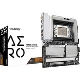 GIGABYTE TRX50 AERO D, Placa base plateado/Negro