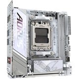GIGABYTE X870I AORUS PRO ICE Placa base - Compatible con procesadores AMD Ryzen serie 9000, VRM de 8+2+1 fases, hasta 8400 MHz DDR5 (OC), 1xPCIe 5.0 M.2 + 1xPCIe 4.0 M.2, WI-FI 7, LAN 2,5 GbE, USB 4 blanco, VRM de 8+2+1 fases, hasta 8400 MHz DDR5 (OC), 1xPCIe 5.0 M.2 + 1xPCIe 4.0 M.2, WI-FI 7, LAN 2,5 GbE, USB 4, AMD, Zócalo AM5, AMD Ryzen 7000 Series, AMD Ryzen 8000 Series, AMD Ryzen 9000 Series, Zócalo AM5, DDR5-SDRAM, 128 GB