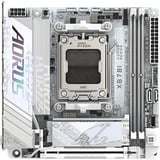 GIGABYTE X870I AORUS PRO ICE Placa base - Compatible con procesadores AMD Ryzen serie 9000, VRM de 8+2+1 fases, hasta 8400 MHz DDR5 (OC), 1xPCIe 5.0 M.2 + 1xPCIe 4.0 M.2, WI-FI 7, LAN 2,5 GbE, USB 4 blanco, VRM de 8+2+1 fases, hasta 8400 MHz DDR5 (OC), 1xPCIe 5.0 M.2 + 1xPCIe 4.0 M.2, WI-FI 7, LAN 2,5 GbE, USB 4, AMD, Zócalo AM5, AMD Ryzen 7000 Series, AMD Ryzen 8000 Series, AMD Ryzen 9000 Series, Zócalo AM5, DDR5-SDRAM, 128 GB