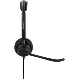 Jabra Engage 50 II Auriculares Alámbrico Diadema Oficina/Centro de llamadas USB Type-C / USB Type-A Negro, Auriculares con micrófono negro, Alámbrico, Oficina/Centro de llamadas, 152 g, Auriculares, Negro