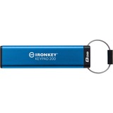 Kingston IronKey Keypad 200 8 GB, Lápiz USB 