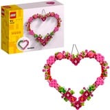 LEGO Corazón Decorativo, Juegos de construcción Juego de construcción, 9 año(s), Plástico, 254 pieza(s), 188 g