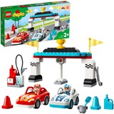 LEGO DUPLO 10947 Town Coches de Carreras, Juguete para Niños 2 +Años, Juegos de construcción Juguete para Niños 2 +Años, Juego de construcción, 2 año(s), Plástico, 44 pieza(s), 986 g