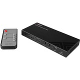 Lindy 38313 matriz de conmutación Matriz de conmutación AV 6,2 W, Conmutador HDMI negro, Matriz de conmutación AV, 7680 x 4320 Pixeles, 40 Gbit/s, LPCM, Negro, Metal