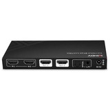 Lindy 38313 matriz de conmutación Matriz de conmutación AV 6,2 W, Conmutador HDMI negro, Matriz de conmutación AV, 7680 x 4320 Pixeles, 40 Gbit/s, LPCM, Negro, Metal
