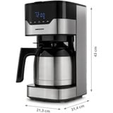 Medion MD18458, Cafetera de filtro acero fino