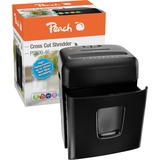 Peach PS500-46 triturador de papel Corte cruzado 65 dB Negro, Destructora de documentos negro, Corte cruzado, 4 x 32 mm, 15 L, 150 hojas, 65 dB, 4 rueda(s)