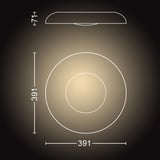 Philips Hue White Ambiance Still Lámpara de Techo, Luz de LED blanco