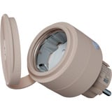 Shelly Wave Outdoor Plug S LR, Enchufe beige