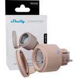 Shelly Wave Outdoor Plug S LR, Enchufe beige