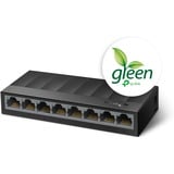 TP-Link LS1008G No administrado Gigabit Ethernet (10/100/1000) Negro, Interruptor/Conmutador negro, No administrado, Gigabit Ethernet (10/100/1000), Montaje de pared