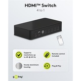 goobay 58489, Conmutador HDMI negro