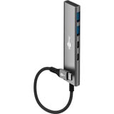 goobay 76563, Hub USB gris