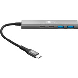 goobay 76563, Hub USB gris