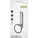 goobay 76563, Hub USB gris