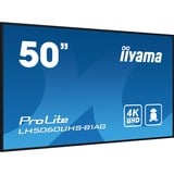 iiyama LH5060UHS-B1AG, Pantalla de gran formato negro (mate)