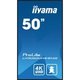 iiyama LH5060UHS-B1AG, Pantalla de gran formato negro (mate)