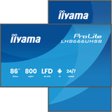 iiyama LH8666UHSB-B1AG, Pantalla de gran formato negro (mate)