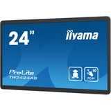 iiyama TW2424AS-B1 pantalla de señalización Pantalla plana para señalización digital 60,5 cm (23.8") Wifi 250 cd / m² 4K Ultra HD Negro Pantalla táctil Procesador incorporado Android 24/7, Pantalla de gran formato negro, Pantalla plana para señalización digital, 60,5 cm (23.8"), 1920 x 1080 Pixeles, Wifi, 24/7