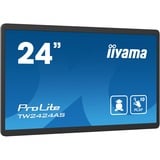 iiyama TW2424AS-B1 pantalla para PC 60,5 cm (23.8") 1920 x 1080 Pixeles 4K Ultra HD Pantalla táctil Negro, Pantalla de gran formato negro, 60,5 cm (23.8"), 1920 x 1080 Pixeles, 4K Ultra HD, 14 ms, Negro
