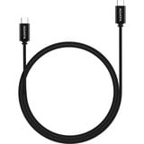 ADATA CACC-200PN-BK cable USB USB 2.0 2 m USB C 100 W Negro negro, 2 m, USB C, USB C, USB 2.0, Negro