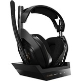 ASTRO Gaming A50 Auriculares Diadema Negro, Oro, Auriculares para gaming negro/Dorado, Auriculares, Diadema, Juego, Negro, Oro, Binaural, Inalámbrico