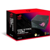 ASUS ROG STRIX 750W Gold Aura Edition, Fuente de alimentación de PC negro