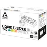 Arctic Liquid Freezer III 240 A-RGB, Refrigeración por agua blanco