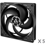 Arctic P14 Value Pack Carcasa del ordenador Ventilador 14 cm Negro negro, Ventilador, 14 cm, 1700 RPM, 0,3 sonio, 72,8 cfm, 123,76 m³/h